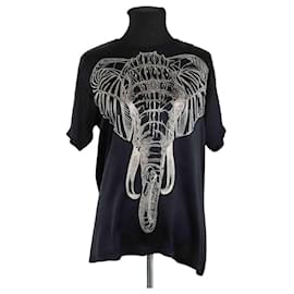 Givenchy-Silk T-shirt-Black