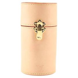 Louis Vuitton Travel case - 100ml perfume in leather Beige