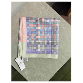 Hermès-HERMES Scarves T.  Silk-Pink