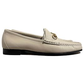 GUCCI Mules und Clogs T.EU 42 Leder Weiß