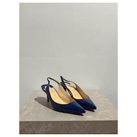 Christian Louboutin-CHRISTIAN LOUBOUTIN Heels T.EU 40 Patent leather-Blue