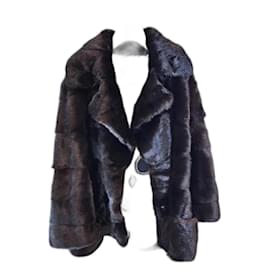 Simonetta Ravizza-Simonetta Ravizza coat, fur coat-Black