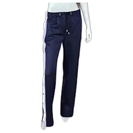 Versace-Versace pants-White,Blue,Purple
