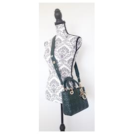 Dior-Lady Dior my ABCDior small bag-Dark green