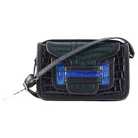 Pierre Hardy Black leather shoulder bag Black