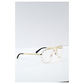 Louis Vuitton-Golden sunglasses-Golden