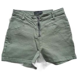 Short Ikks vert en coton taille haute Vert
