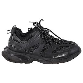Sneakers Track Balenciaga in poliuretano nero Nero