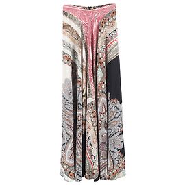 Etro Printed Maxi Skirt in Multicolor Silk Multiple colors