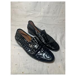 Anne Thomas-Black patent loafers - Anne Thomas - 41-Other
