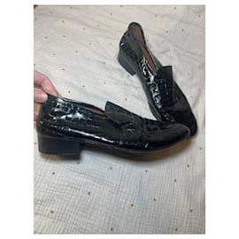 Anne Thomas-Black patent loafers - Anne Thomas - 41-Other