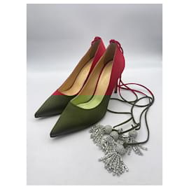 Autre Marque-GIANNICO Heels T.EU 38 Leather-Red