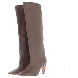 Autre Marque-GIA COUTURE Boots T.EU 38 Leather-Brown