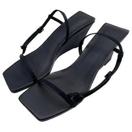 Autre Marque-ST AGNI Sandals T.EU 39 Leather-Black