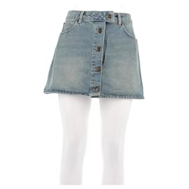 Courreges-COURREGES Skirts T.FR 38 Denim - Jeans-Blue