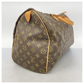 Louis Vuitton-Louis Vuitton Monogram Speedy 40 Handbag-Brown