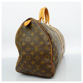 Louis Vuitton-Louis Vuitton Boston Bag Monogram Keepall 45-Brown