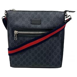 Gucci-Gucci Shoulder Bag GG Supreme 474137-Black