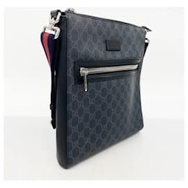 Gucci-Gucci Shoulder Bag GG Supreme 474137-Black