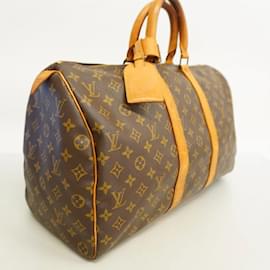 Louis Vuitton-Louis Vuitton Monogram Keepall 45 Boston Bag-Brown
