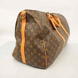 Louis Vuitton-Louis Vuitton Boston Bag Monogram Keepall Bandouliere 60-Brown