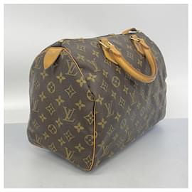 Louis Vuitton-Louis Vuitton Monogram Speedy 30 Handbag-Brown