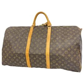 Louis Vuitton-Louis Vuitton Monogram Keepall Bandouliere 60-Brown