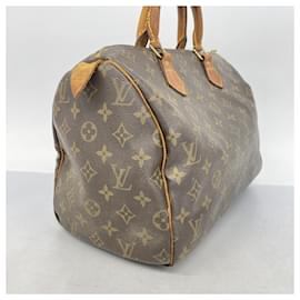 Louis Vuitton-Louis Vuitton Monogram Speedy 30 Handbag-Brown
