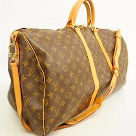 Louis Vuitton-Louis Vuitton Monogram Keepall Bandouliere 55-Brown