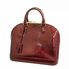 Louis Vuitton-Louis Vuitton Handbag Vernis Alma M91691-Red
