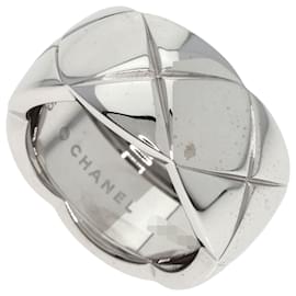 Chanel-Chanel Coco Crush Large Ring in 18K White Gold-Golden
