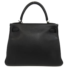 Hermès-Hermes Kelly 28 Handbag-Black
