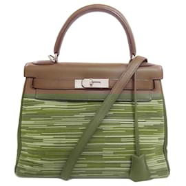Hermès-Hermes Kelly 28 Handbag-Beige