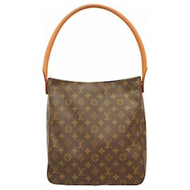 Louis Vuitton-Louis Vuitton Monogram Looping GM Shoulder Bag-Brown