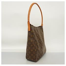 Louis Vuitton-Louis Vuitton Monogram Looping GM Shoulder Bag-Brown