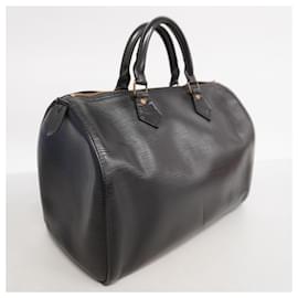 Louis Vuitton-Louis Vuitton Epi Speedy 30 Handbag-Black