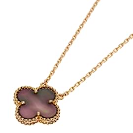 Van Cleef & Arpels-Van Cleef & Arpels Alhambra Black Shell Necklace-Other