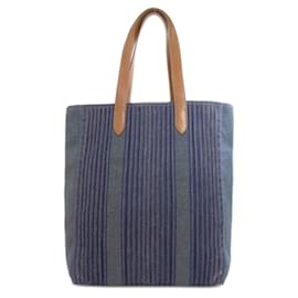 Hermès-Sac Tote Calicut Hermes-Bleu Marine