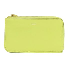Portafoglio in pelle gialla Chloé Giallo