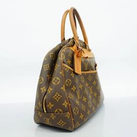 Louis Vuitton-Louis Vuitton Monogram Deauville Handbag-Brown