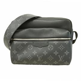 Louis Vuitton-Louis Vuitton Taigarama Outdoor PM Shoulder Bag-Black