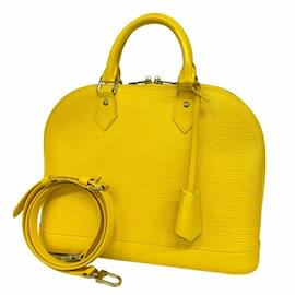 Louis Vuitton-Louis Vuitton Epi Alma MM Handbag-Other