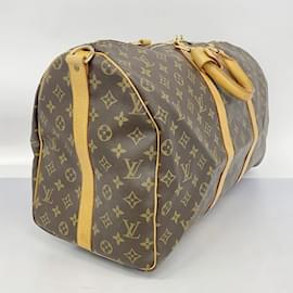Louis Vuitton-Louis Vuitton Monogram Keepall Bandouliere 50-Brown
