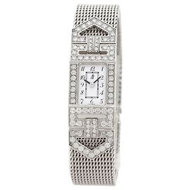 Audemars Piguet 67025BC Z 1068BC Charleston Diamant-Uhr Weiß
