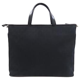 Gucci-Gucci GG Patterned Canvas Handbag-Black