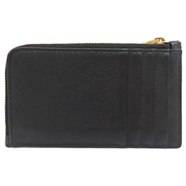 Christian Dior-Christian Dior Cannage Business Card Holder-Black