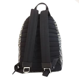 Christian Dior-Christian Dior Trotter Pattern Canvas Backpack-Blue