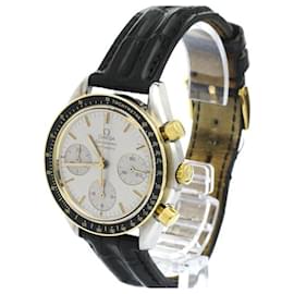 Omega-Omega Speedmaster Automatic 18K Gold Steel Men's Watch-Other
