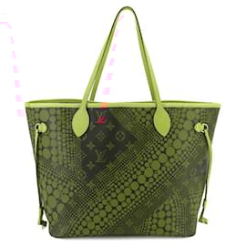 Louis Vuitton-Louis Vuitton Monogram Wave Neverfull MM Tote Bag-Red,Monogram