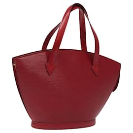 Louis Vuitton-LOUIS VUITTON Epi Saint Jacques Shoulder Bag Red M52277 LV Auth 116737-Red